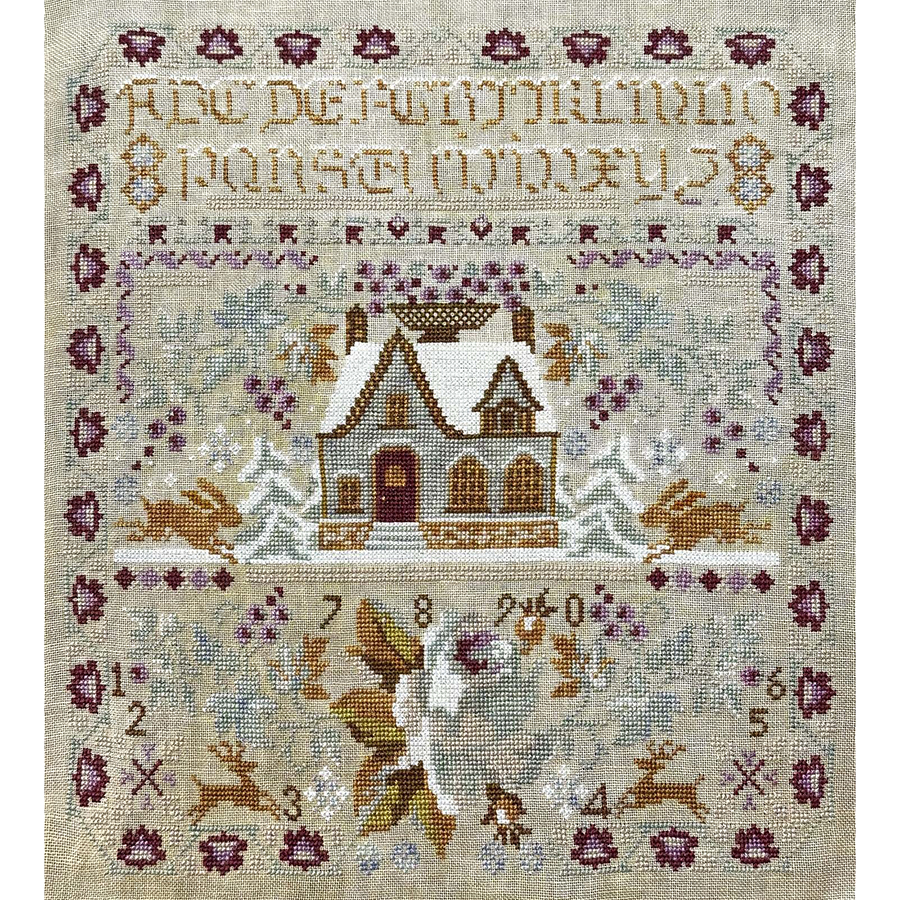 (image for) Upcoming Release: Winter Rose Sampler Cross Stitch Chart